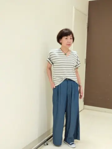 自由区 鶴田 コーディネート画像