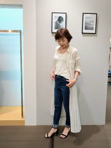 自由区 鶴田 コーディネート画像