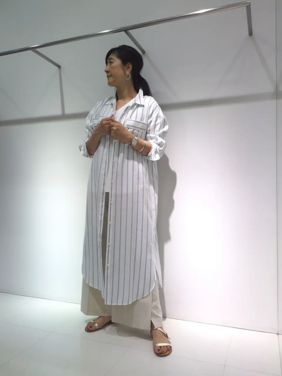 自由区 新保 コーディネート画像