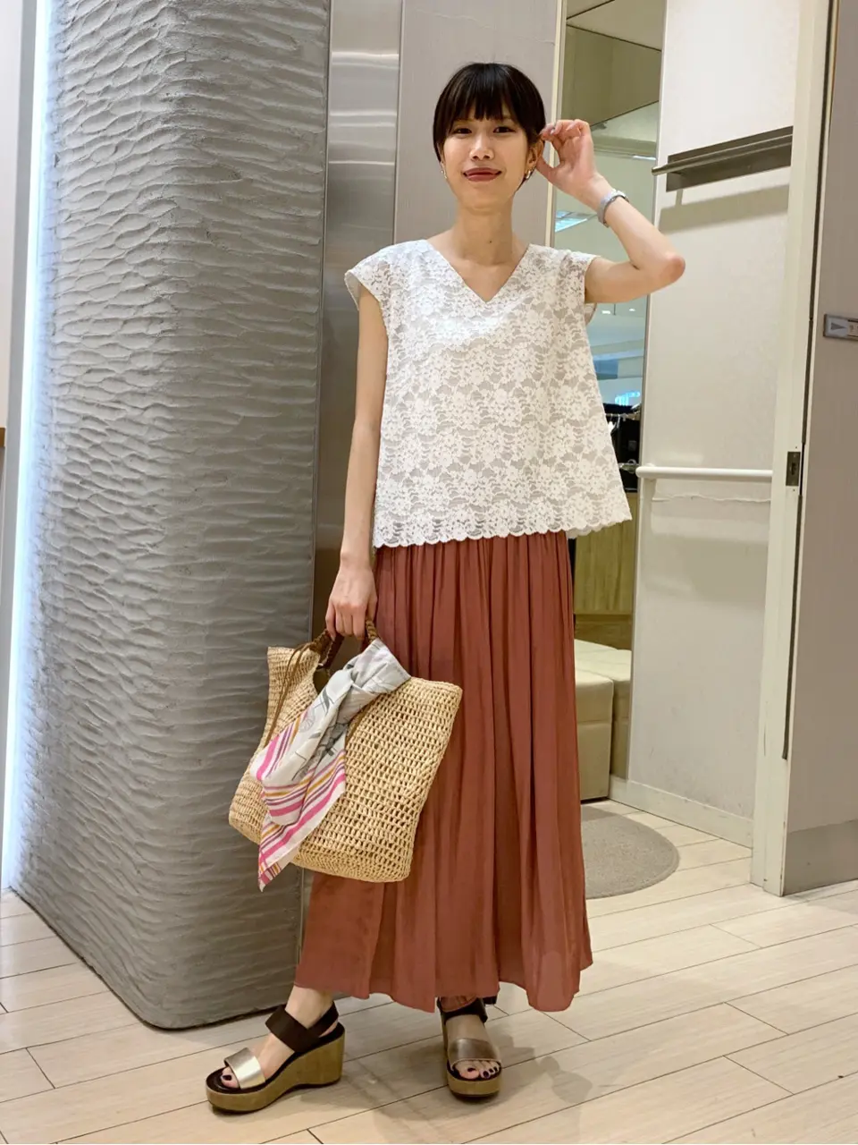 自由区 河野 コーディネート画像