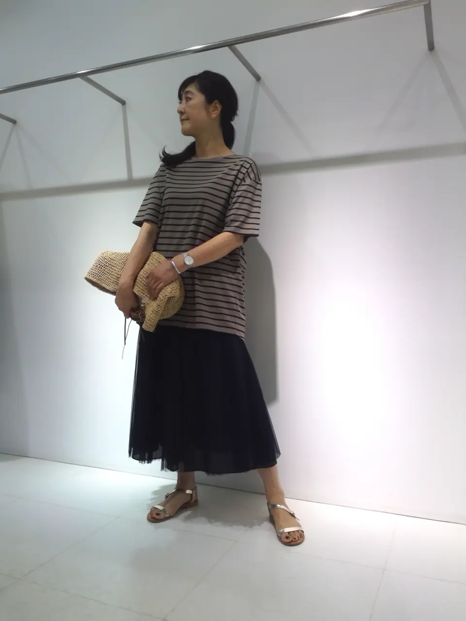 自由区 新保 コーディネート画像