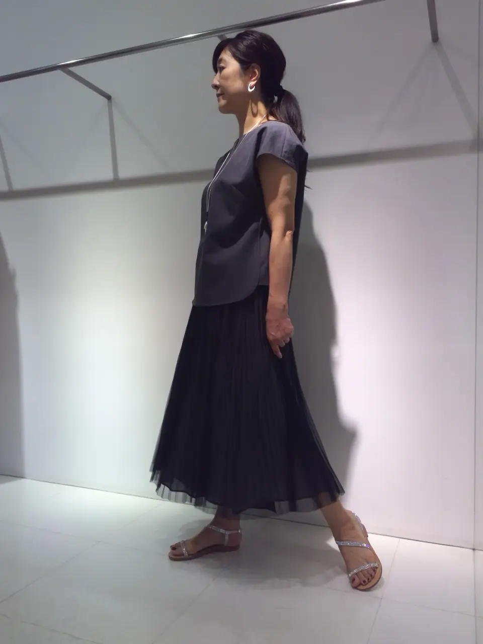 自由区 新保 コーディネート画像