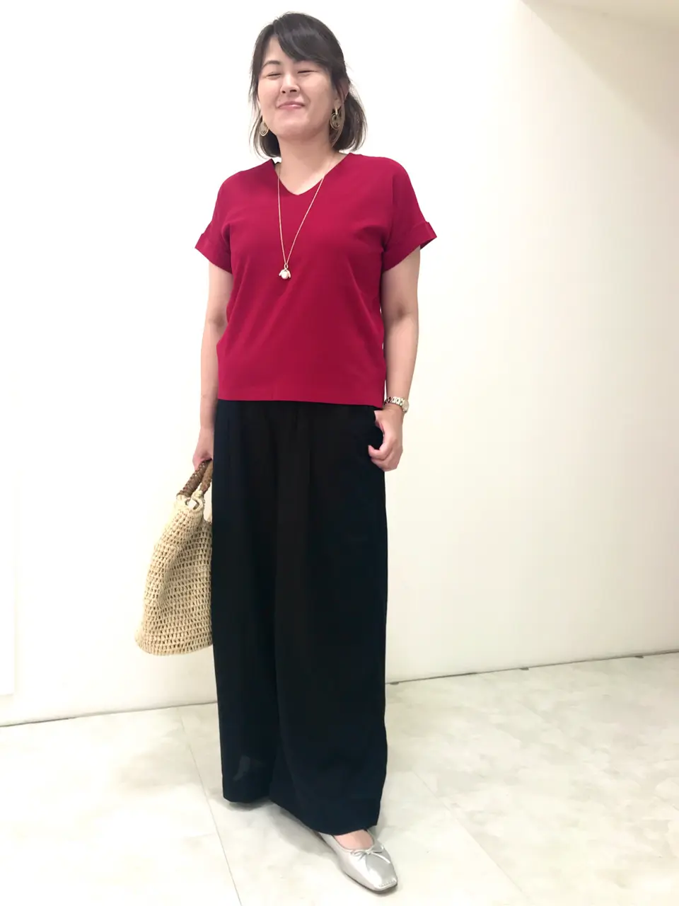 自由区 大野 コーディネート画像