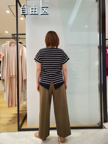 自由区 eri コーディネート画像