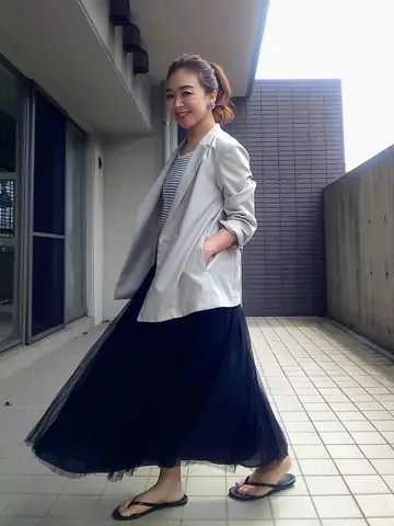 自由区 東 コーディネート画像