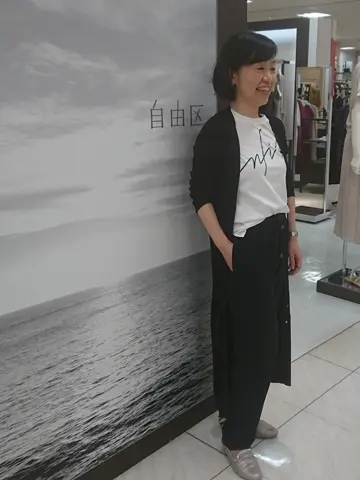 自由区 スタッフ コーディネート画像