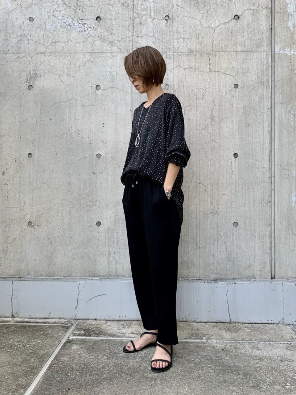 自由区 Ishii コーディネート画像