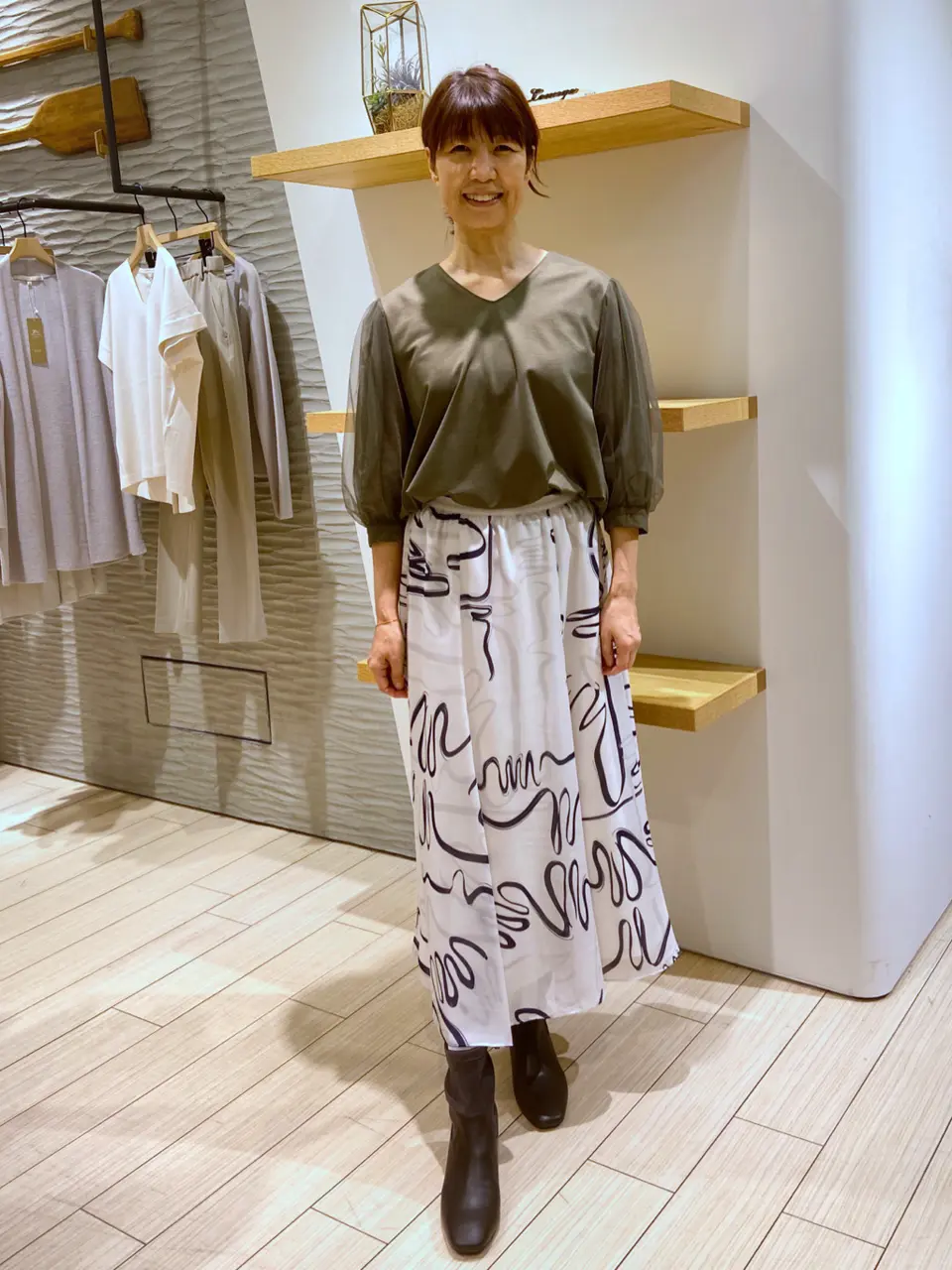 自由区 山本 コーディネート画像