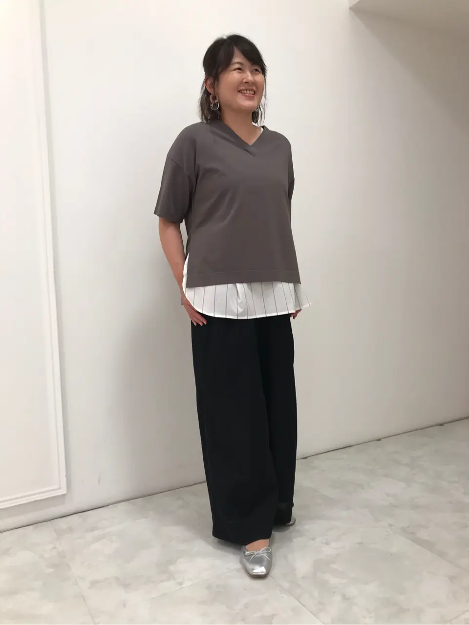 自由区 大野 コーディネート画像