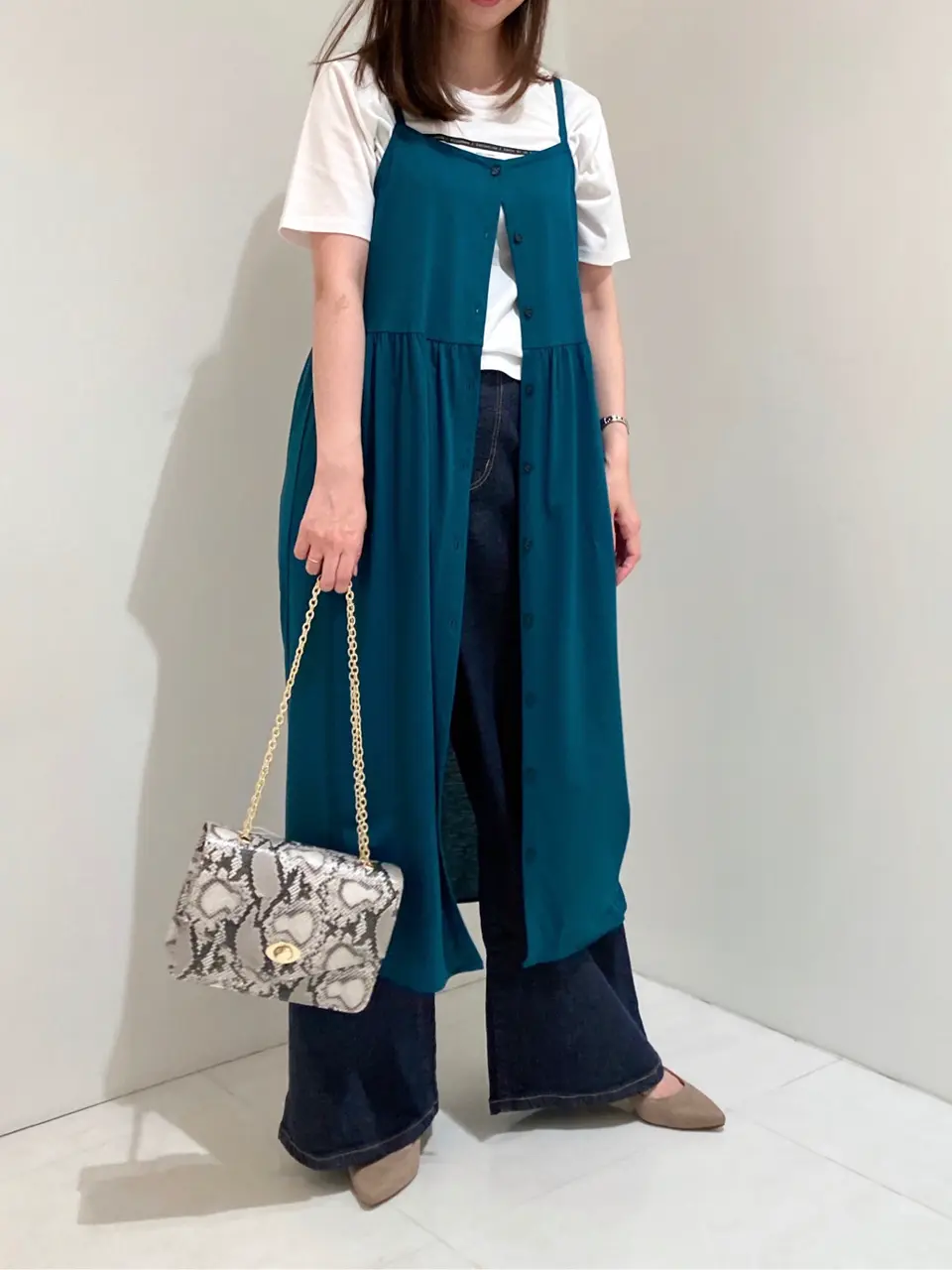 自由区 檀 コーディネート画像