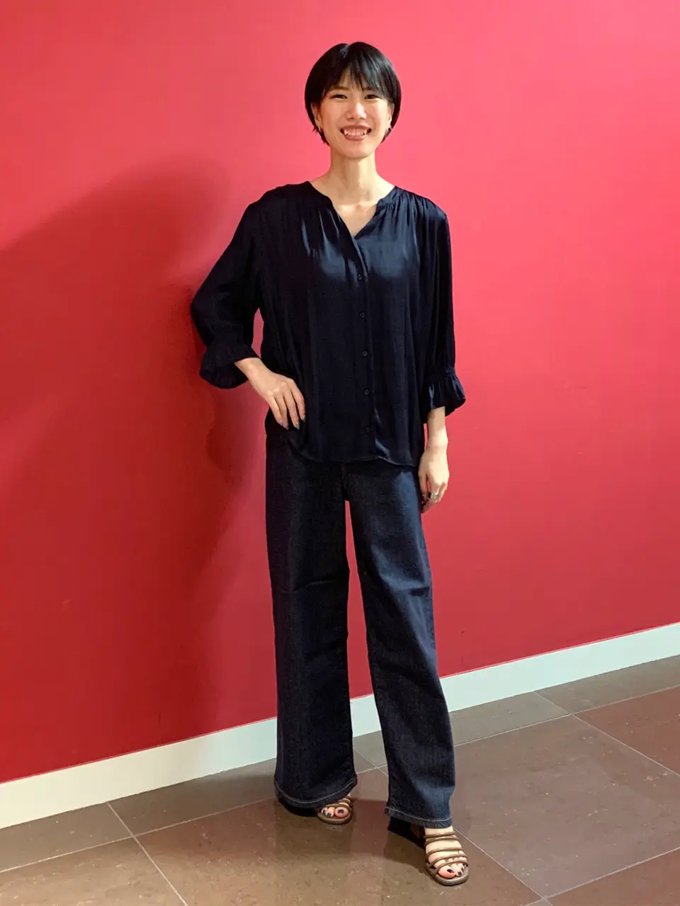 自由区 河野 コーディネート画像