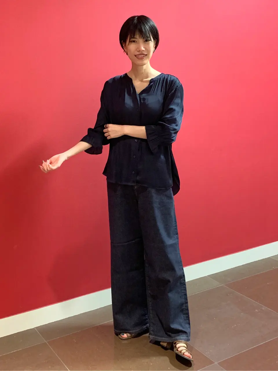 自由区 河野 コーディネート画像