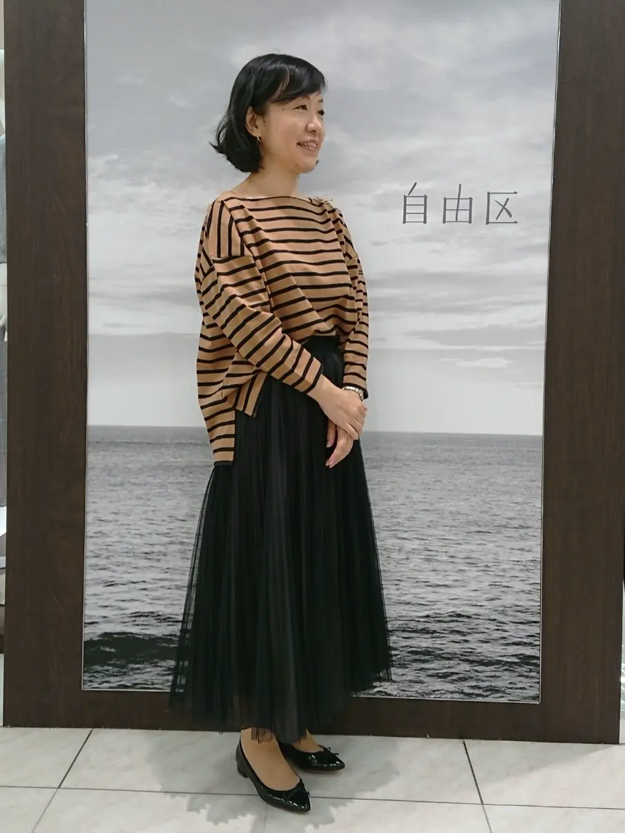 自由区 スタッフ コーディネート画像