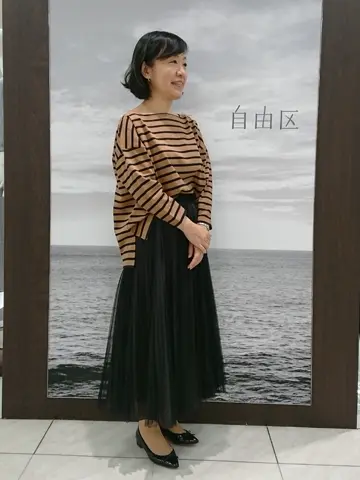 自由区 スタッフ コーディネート画像