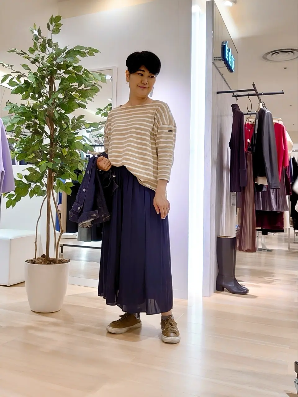 自由区 田中 コーディネート画像