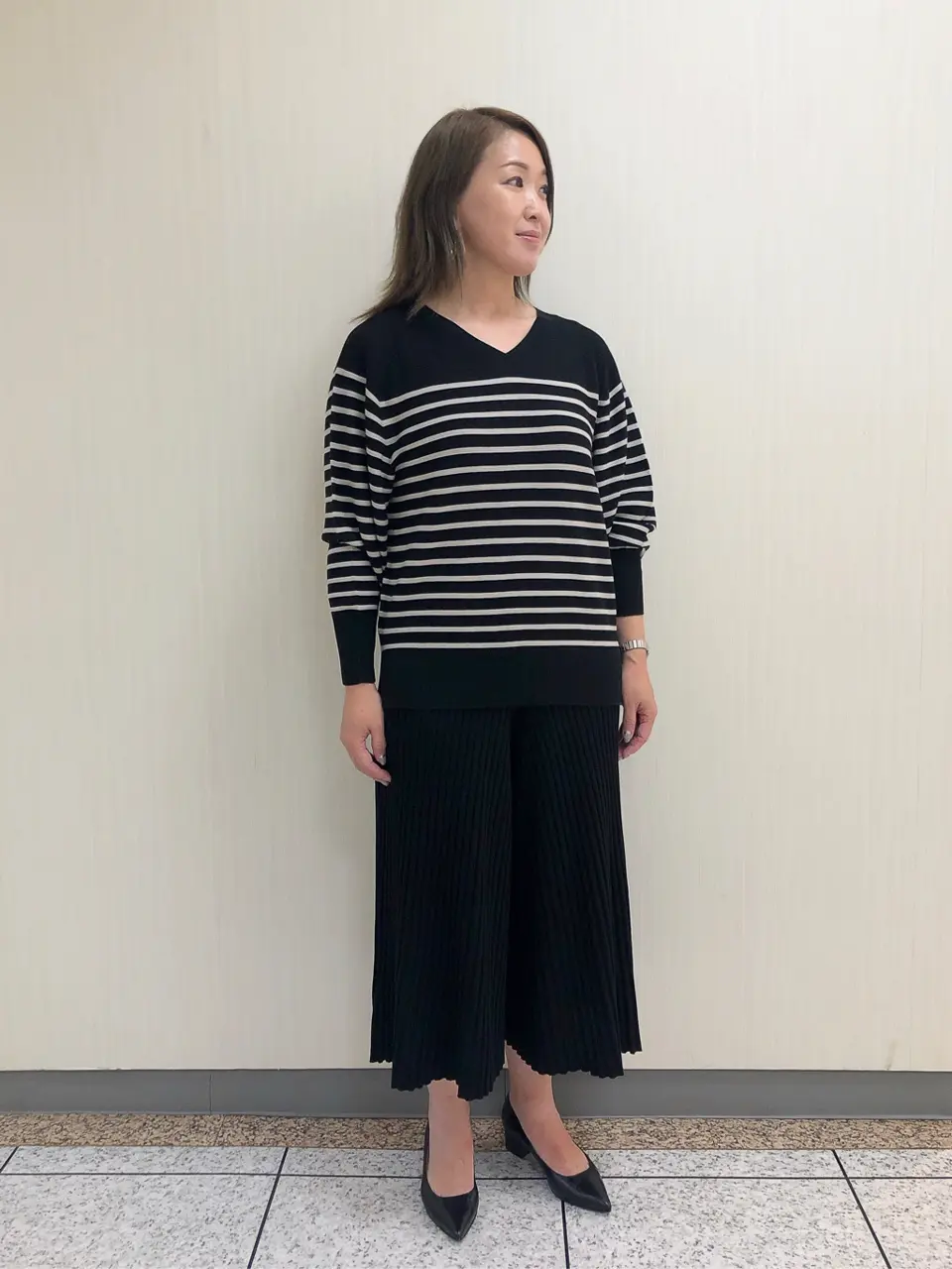 自由区 上島 コーディネート画像