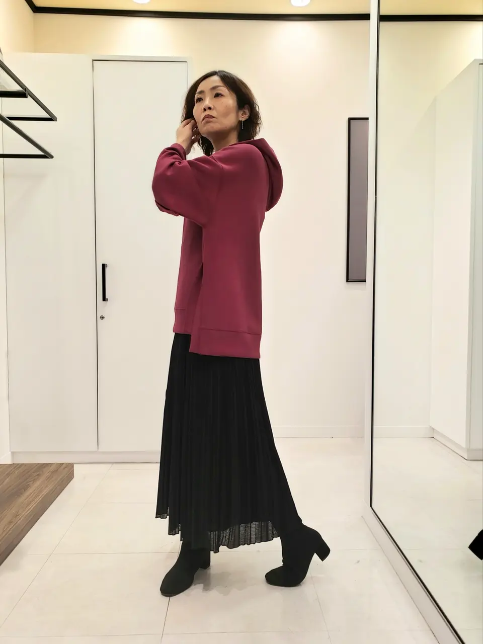 自由区 maruri コーディネート画像