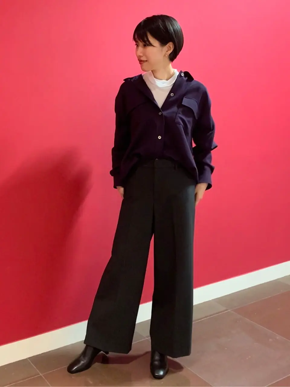 自由区 河野 コーディネート画像