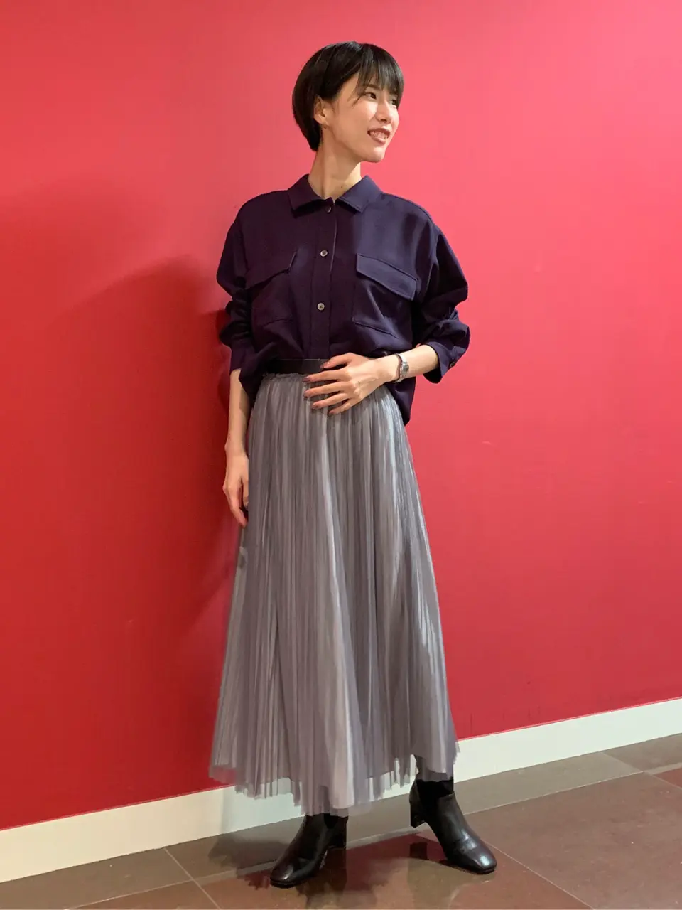 自由区 河野 コーディネート画像