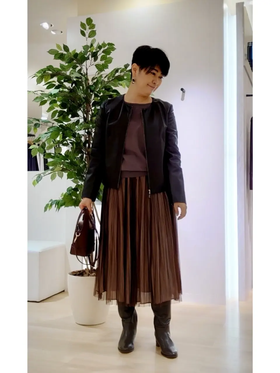 自由区 田中 コーディネート画像