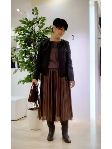 自由区 田中 コーディネート画像