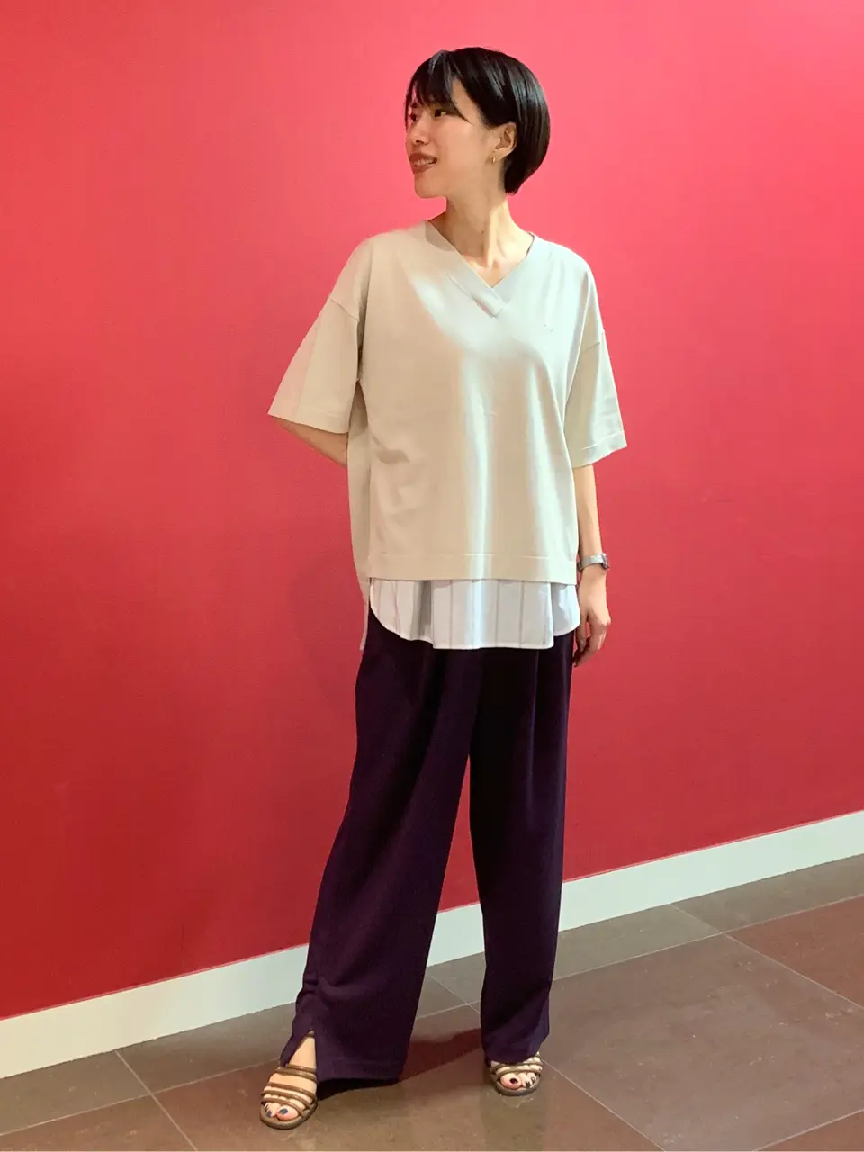 自由区 河野 コーディネート画像