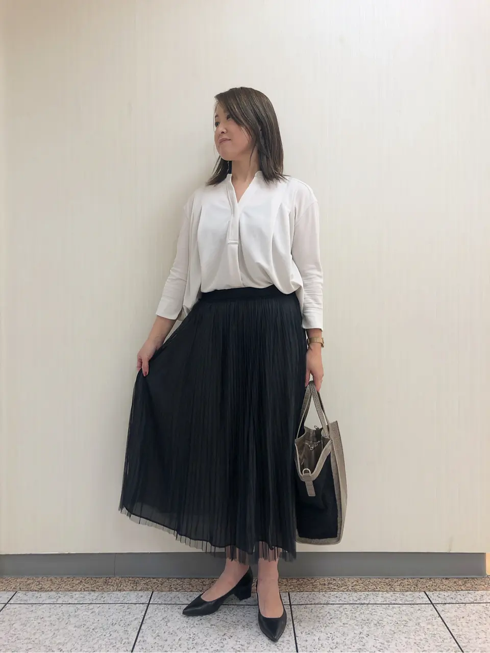 自由区 上島 コーディネート画像