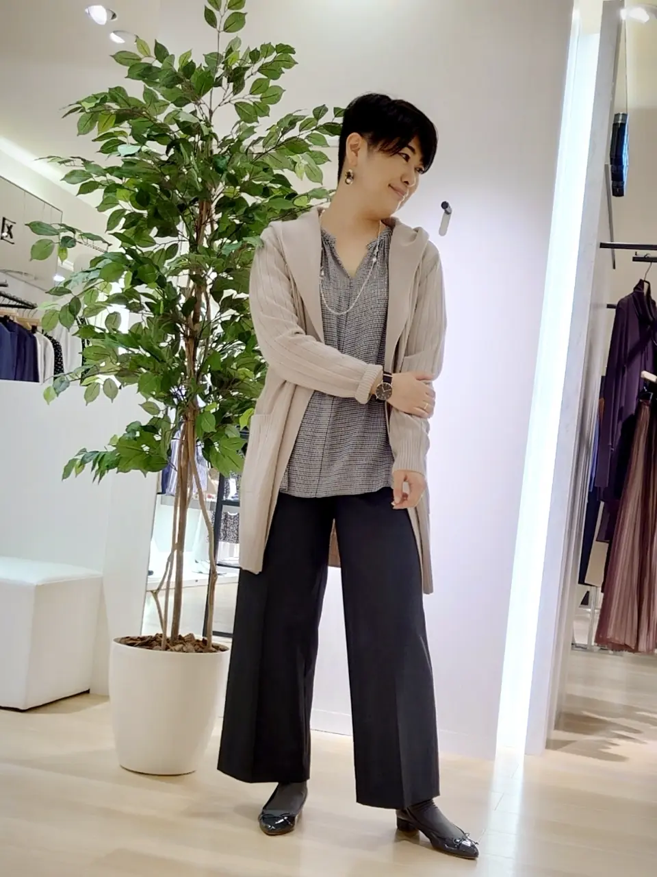 自由区 田中 コーディネート画像