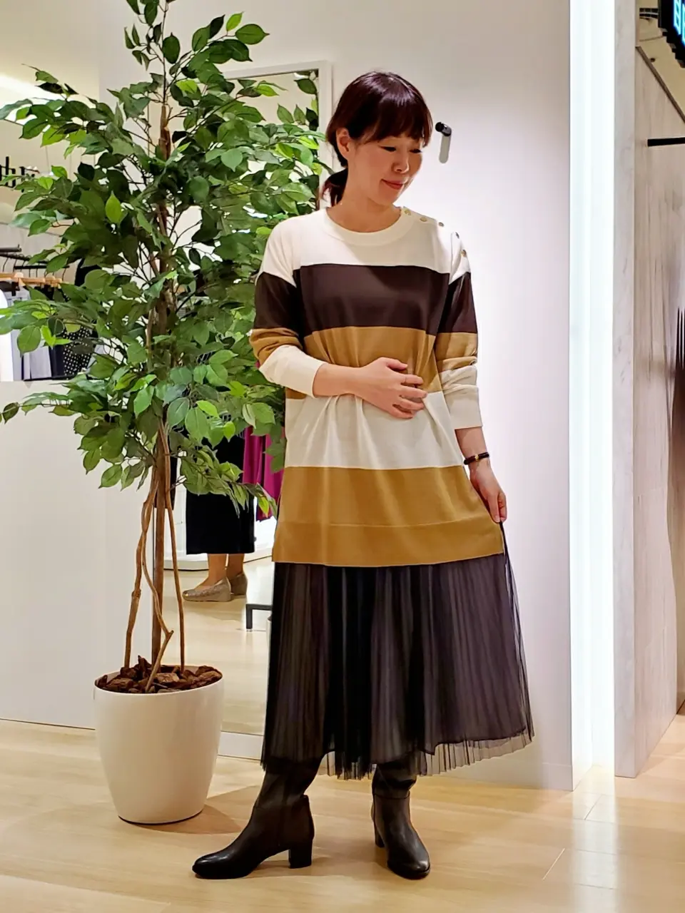 自由区 田辺 コーディネート画像