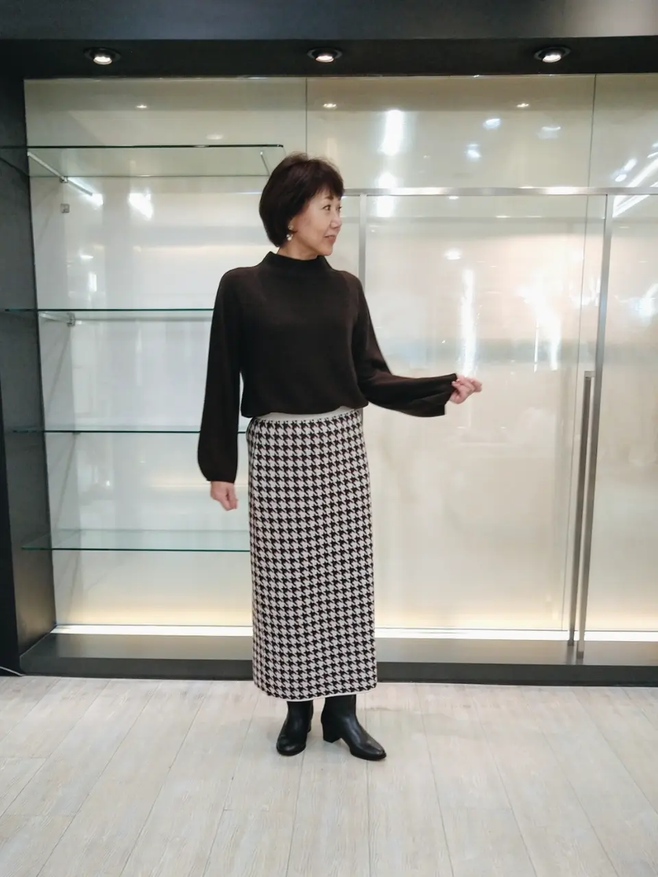 自由区 鶴田 コーディネート画像