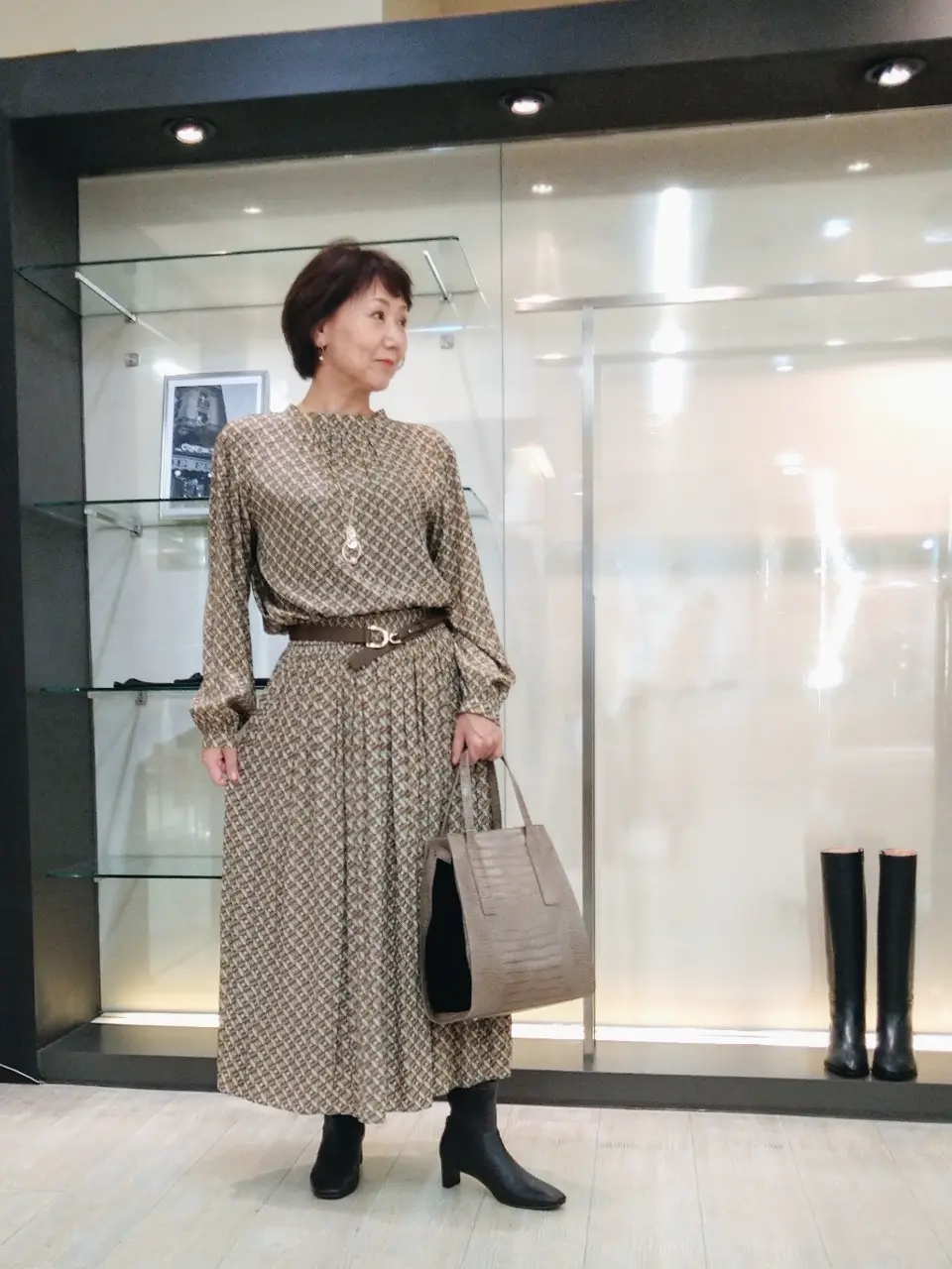 自由区 鶴田 コーディネート画像