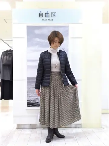 自由区 中鉢 コーディネート画像