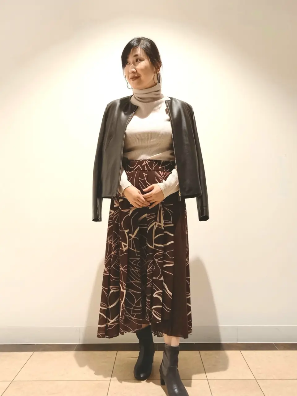 自由区 中川 コーディネート画像