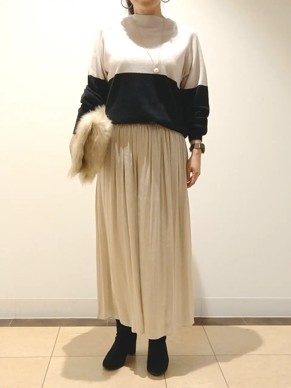 自由区 中川 コーディネート画像