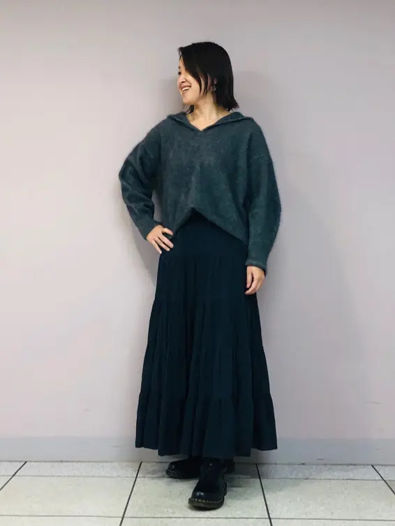 自由区 上島 コーディネート画像