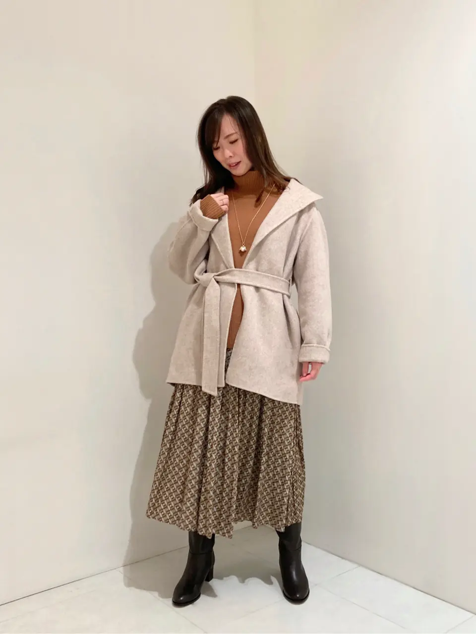  檀 コーディネート画像