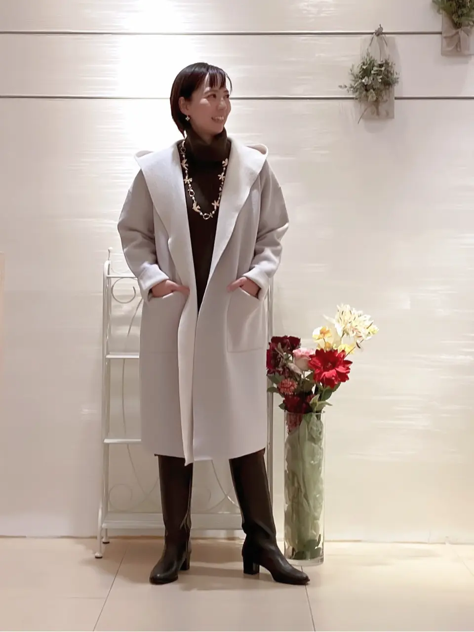 自由区 丸尾 コーディネート画像