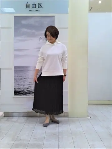 自由区 中鉢 コーディネート画像