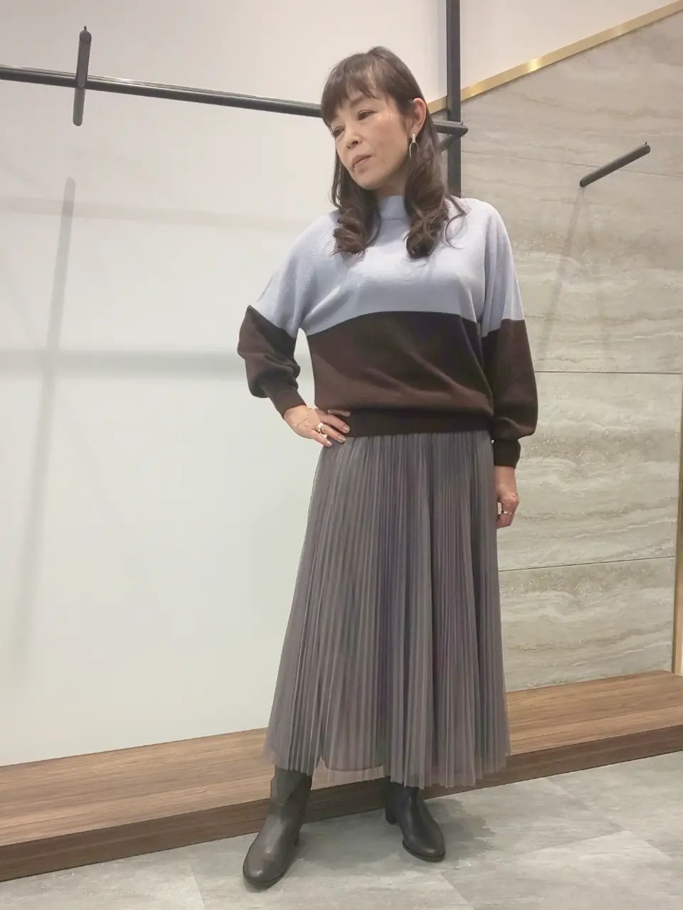 自由区 蛭川 コーディネート画像