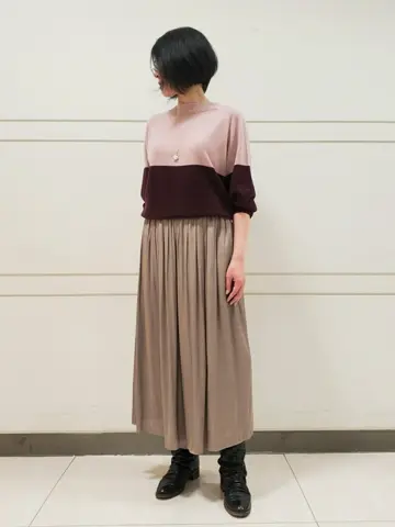 自由区 L スタッフ コーディネート画像