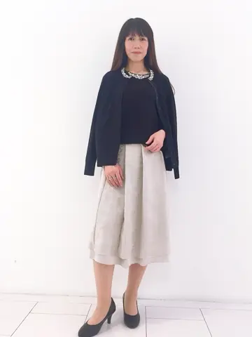 自由区 L スタッフ コーディネート画像