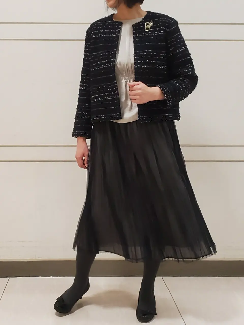 自由区 L スタッフ コーディネート画像