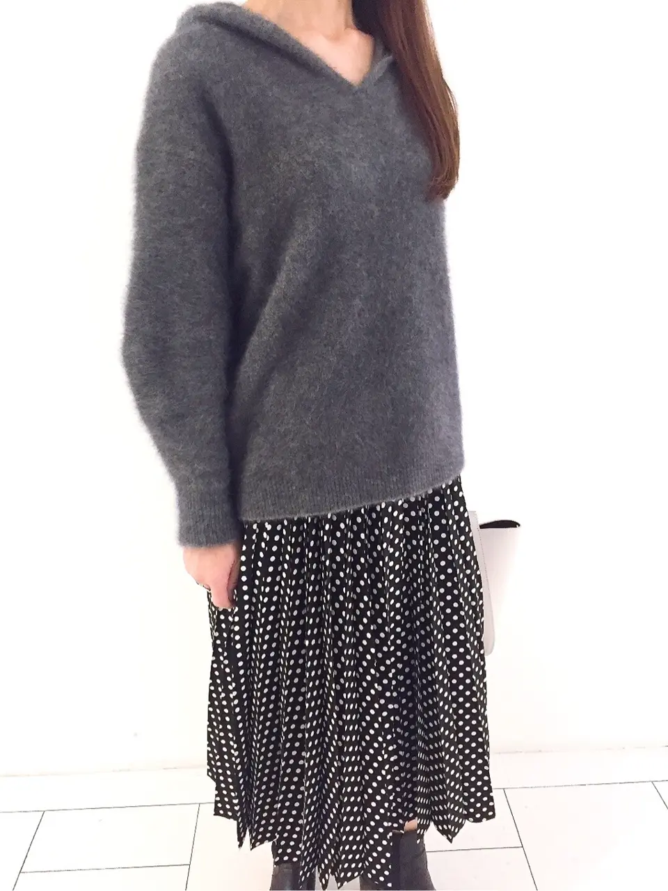 自由区 L スタッフ コーディネート画像