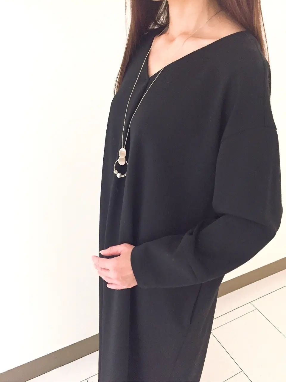 自由区 L スタッフ コーディネート画像