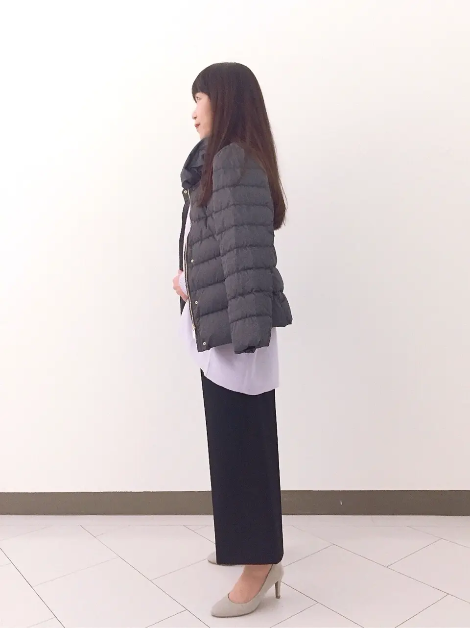 自由区 L スタッフ コーディネート画像