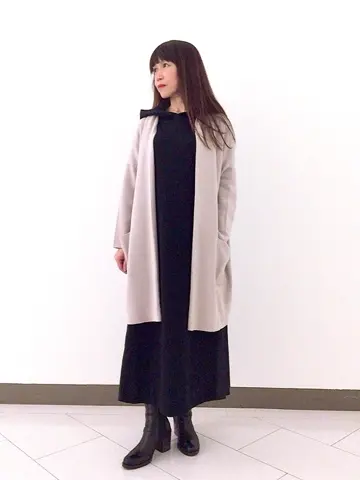 自由区 L スタッフ コーディネート画像