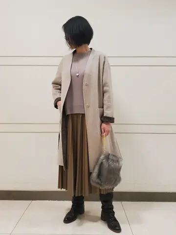 自由区 L スタッフ コーディネート画像