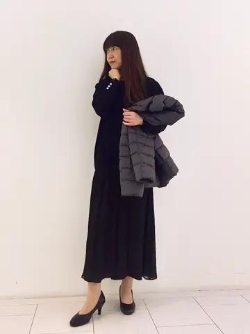 自由区 L スタッフ コーディネート画像