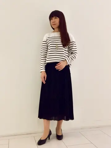 自由区 L スタッフ コーディネート画像