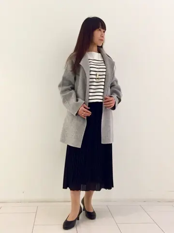 自由区 L スタッフ コーディネート画像